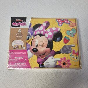 811. Disney Junior Minnie Puzzles Pink Yellow